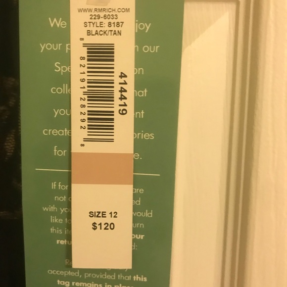 Great Buy!!!! RM Rick Black Evening Gown - Picture 3 of 3